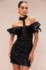 Tinsley Sequin Mini Dress - Black sold by Fashion Nova