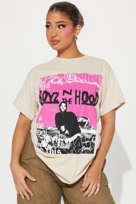 Boyz N The Hood Graphic Tee - Sand sold by Fashion Nova