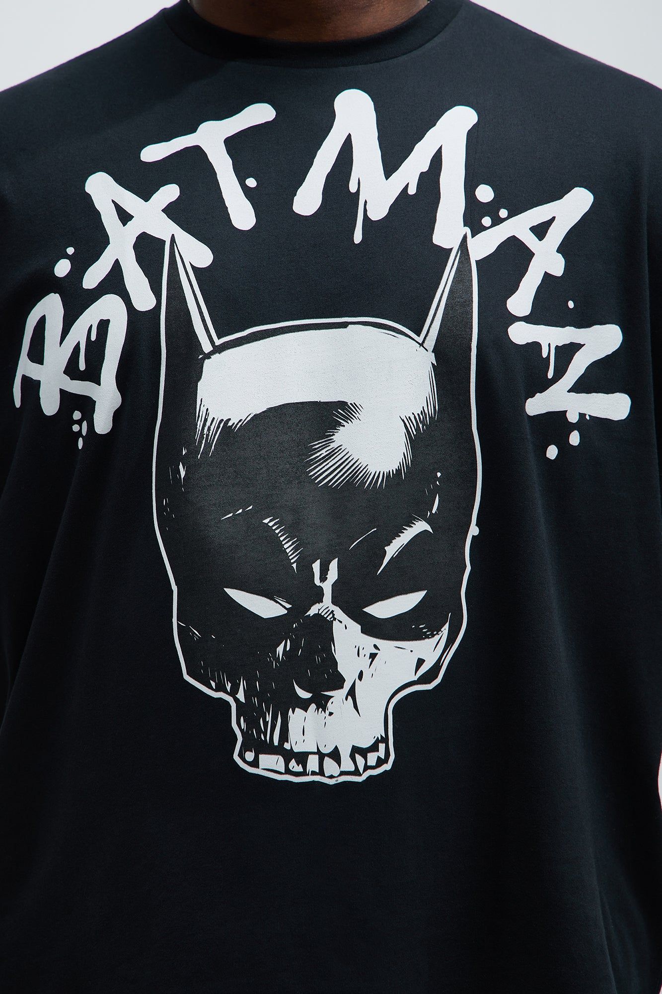 Batman Skull Oversize Short Sleeve Tee - Black sold by Fashion Nova product image thumbnail 5