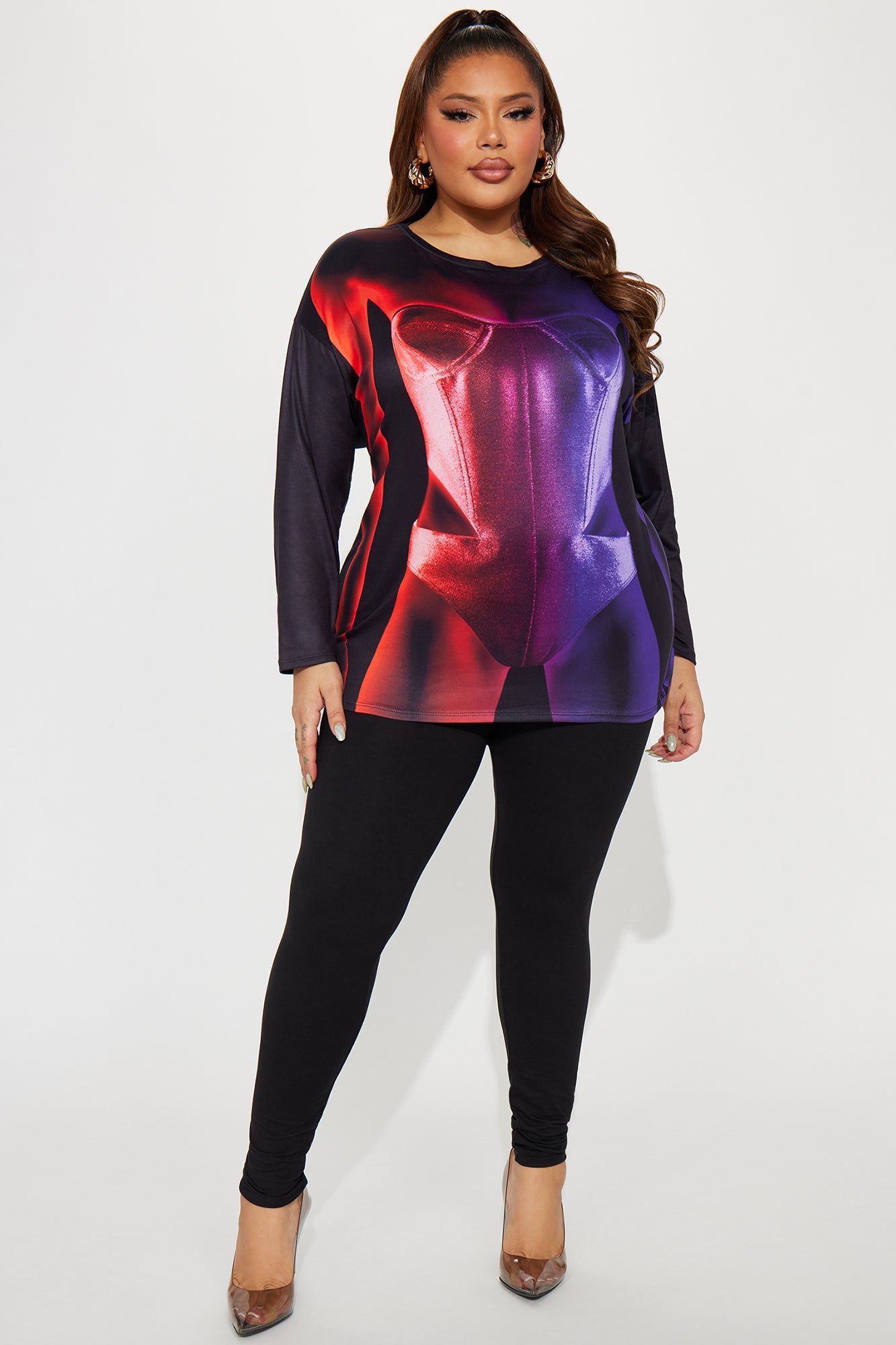 Underground Legging Set - Black/combo sold by Fashion Nova product image thumbnail 4