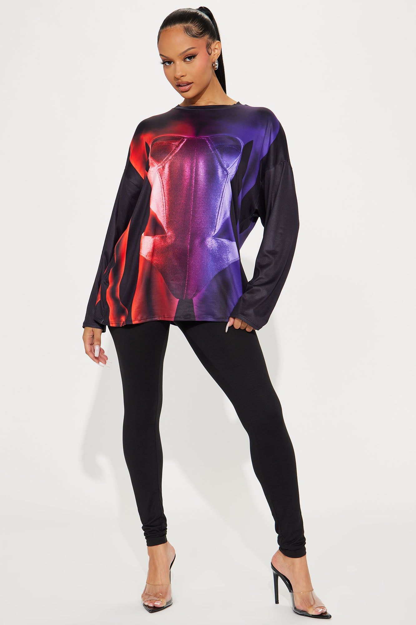 Underground Legging Set - Black/combo sold by Fashion Nova