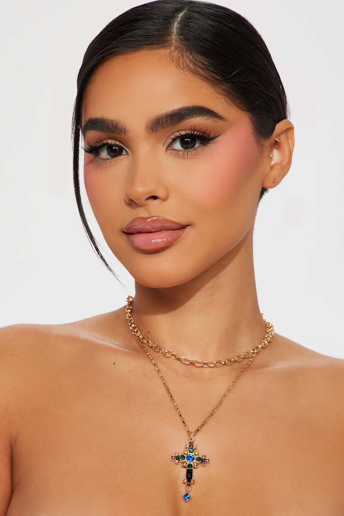 Have Faith In You Necklace - Gold/combo sold by Fashion Nova product image thumbnail 2