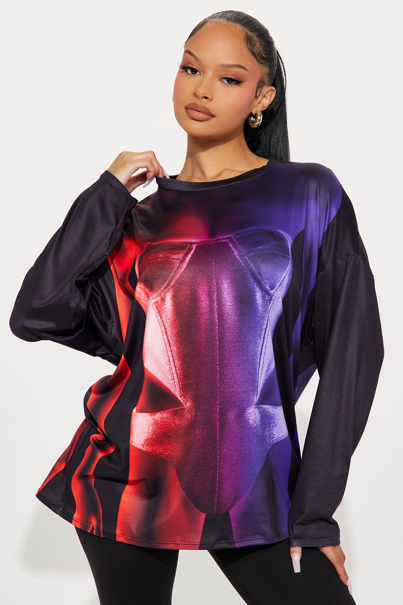 Underground Legging Set - Black/combo sold by Fashion Nova product image thumbnail 2