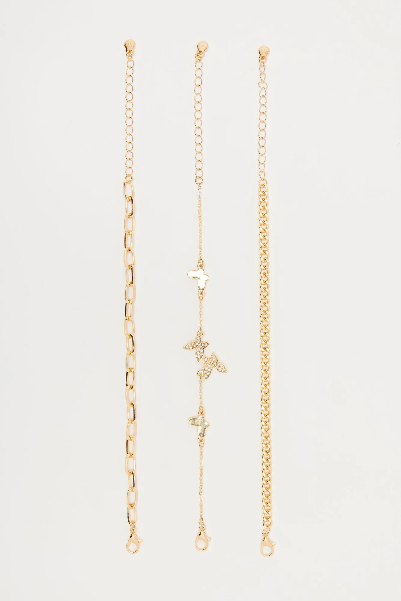 Adore Butterflies Bracelet Set - Gold sold by Fashion Nova product image thumbnail 3