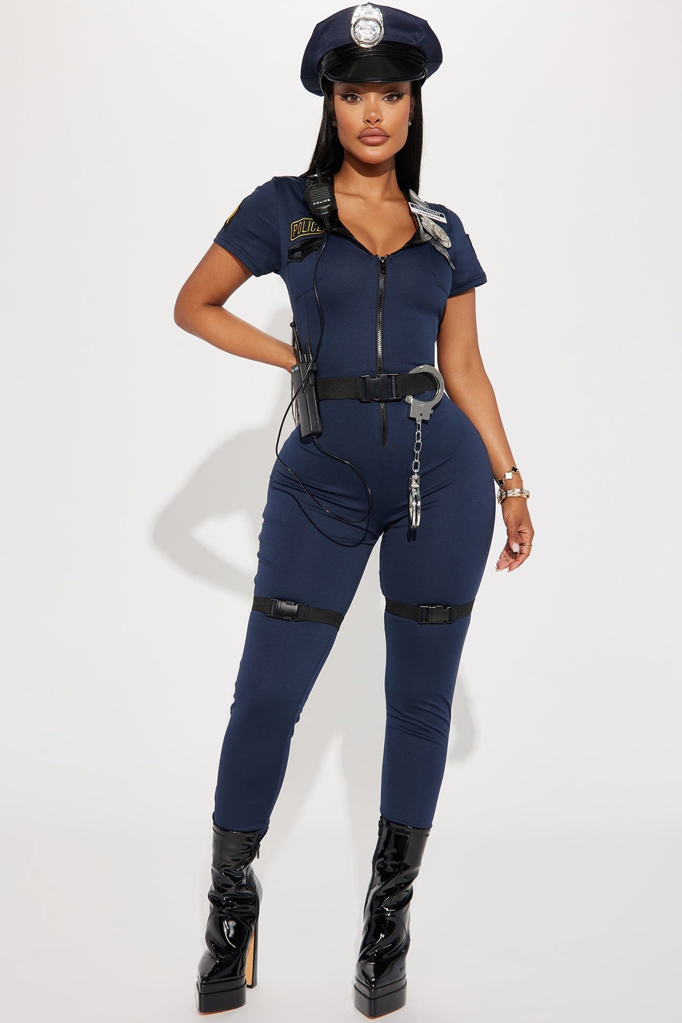Lieutenant Misbehave 8 Piece Costume Set - Navy sold by Fashion Nova