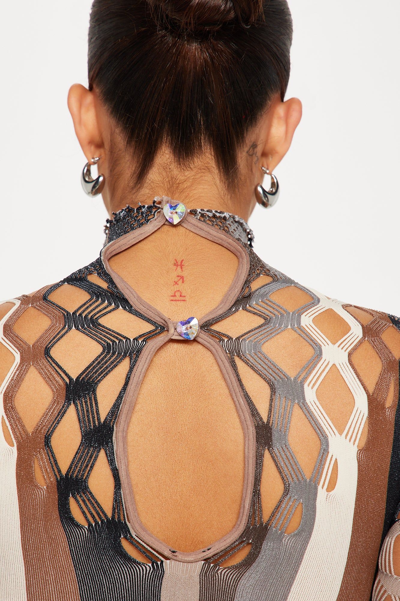 Till Dawn Seamless Romper - Brown/combo sold by Fashion Nova product image thumbnail 4