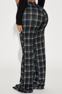 Victoria High Waisted Dress Pant - Black/combo sold by Fashion Nova