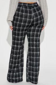 Victoria High Waisted Dress Pant - Black/combo sold by Fashion Nova