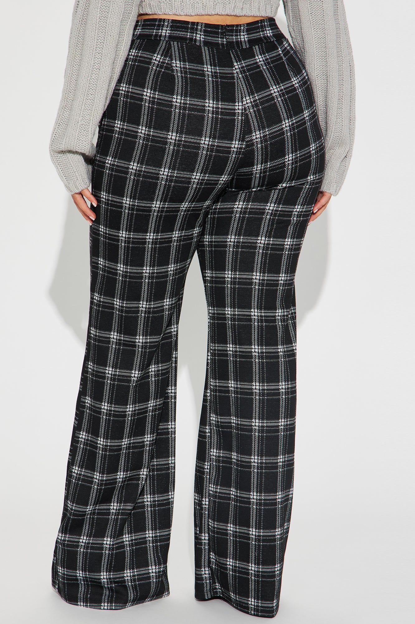 Victoria High Waisted Dress Pant - Black/combo sold by Fashion Nova product image thumbnail 6