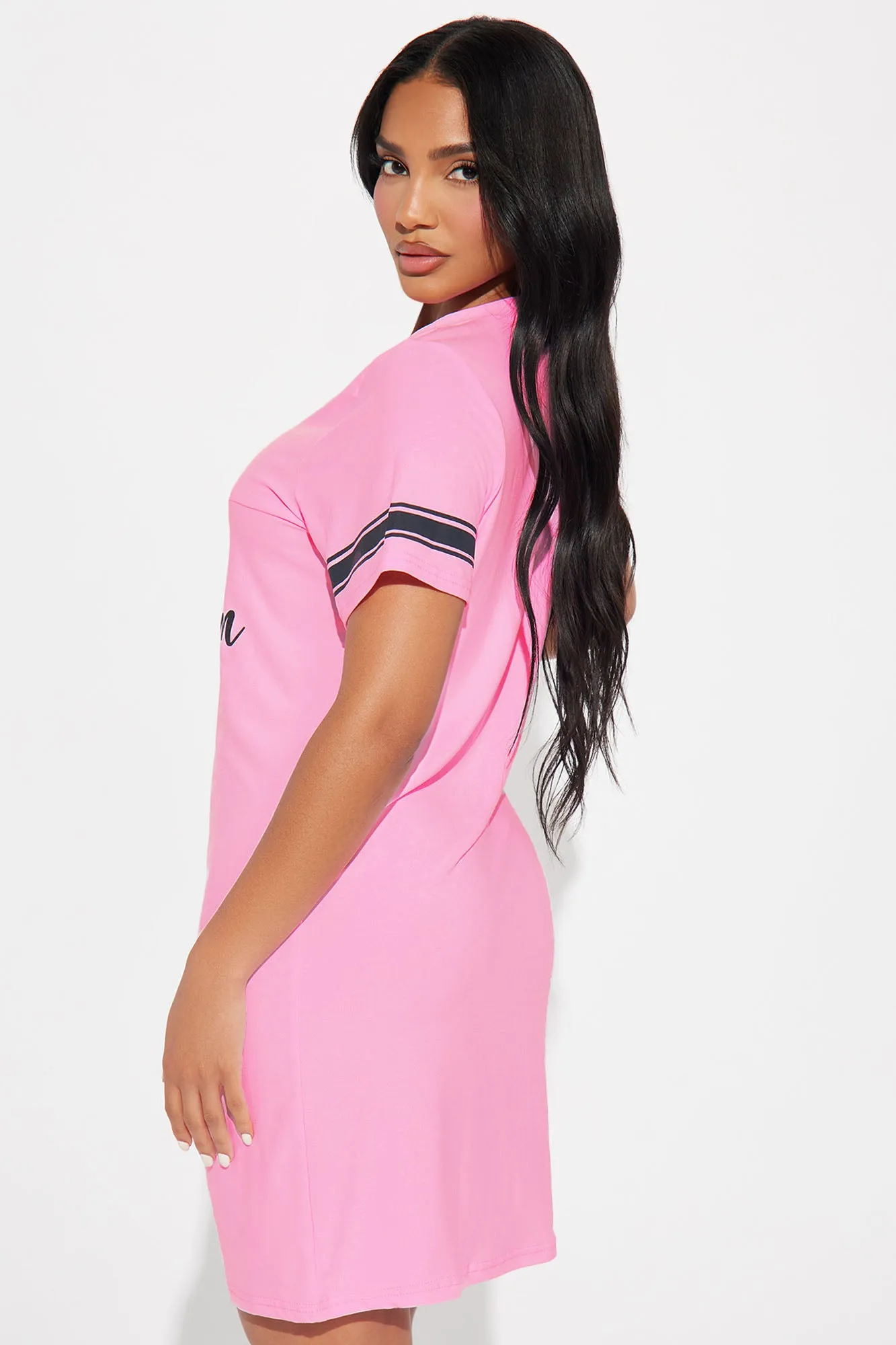 I Can Fix Him PJ Sleep Shirt - Pink sold by Fashion Nova product image thumbnail 3