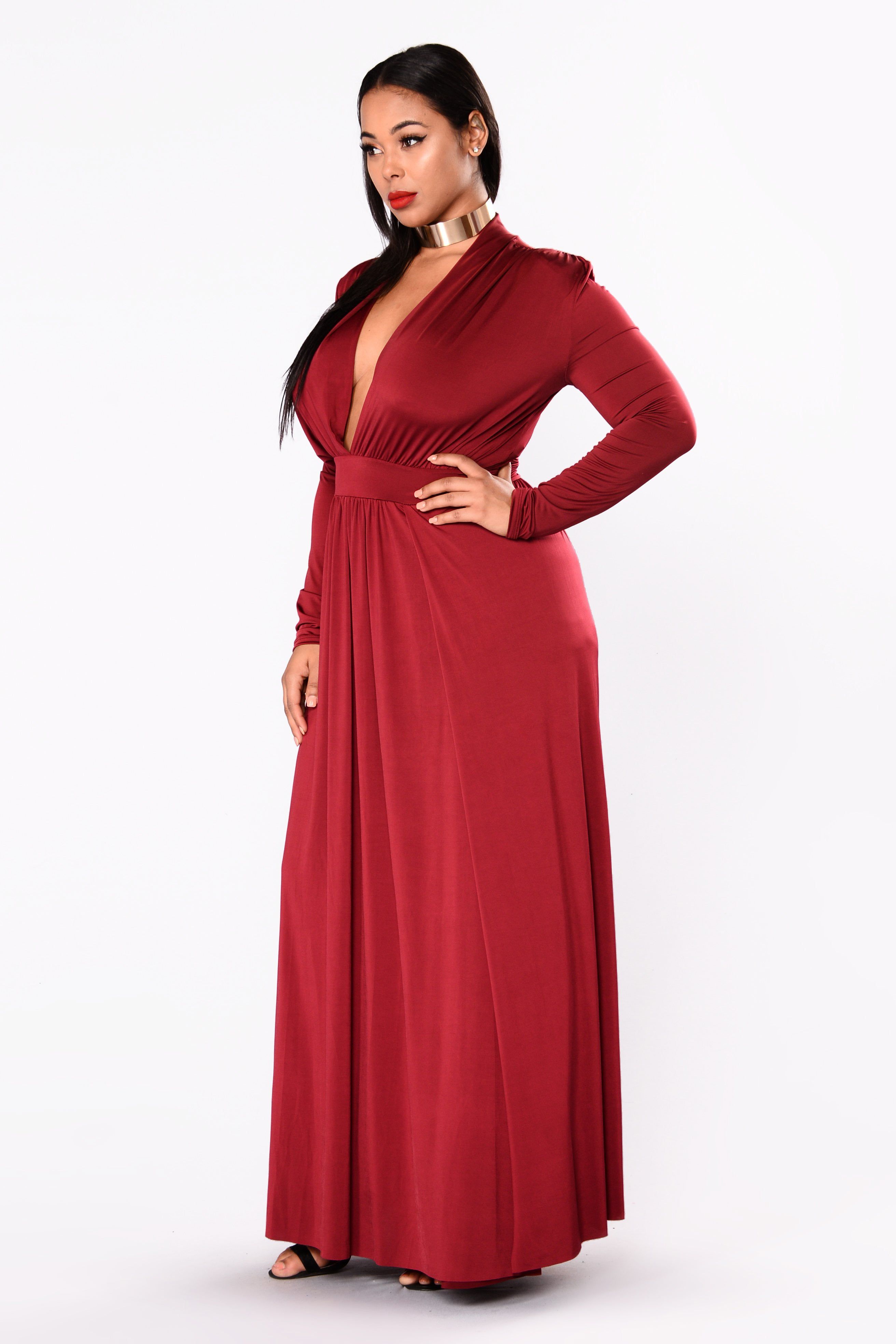 Spree Dress - Burgundy sold by Fashion Nova product image thumbnail 9