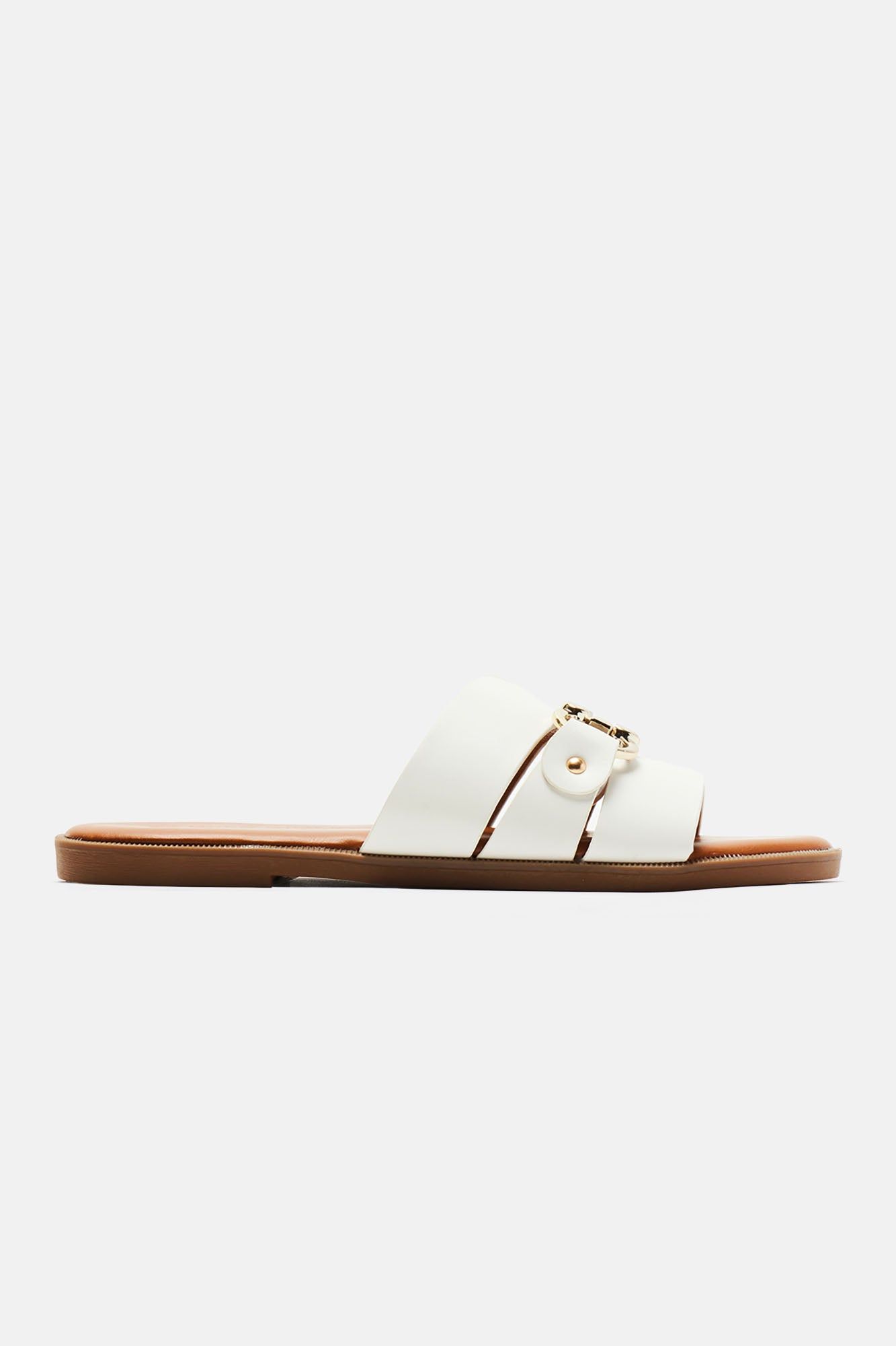 Everywhere With You Flat Sandals - White sold by Fashion Nova product image thumbnail 4