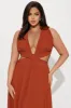 Draping Dreams Chiffon Maxi Dress - Rust sold by Fashion Nova