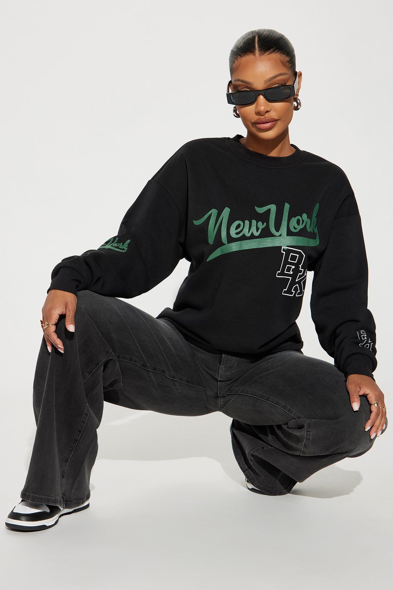 Brooklyn 92 Sweatshirt - Black sold by Fashion Nova product image thumbnail 2