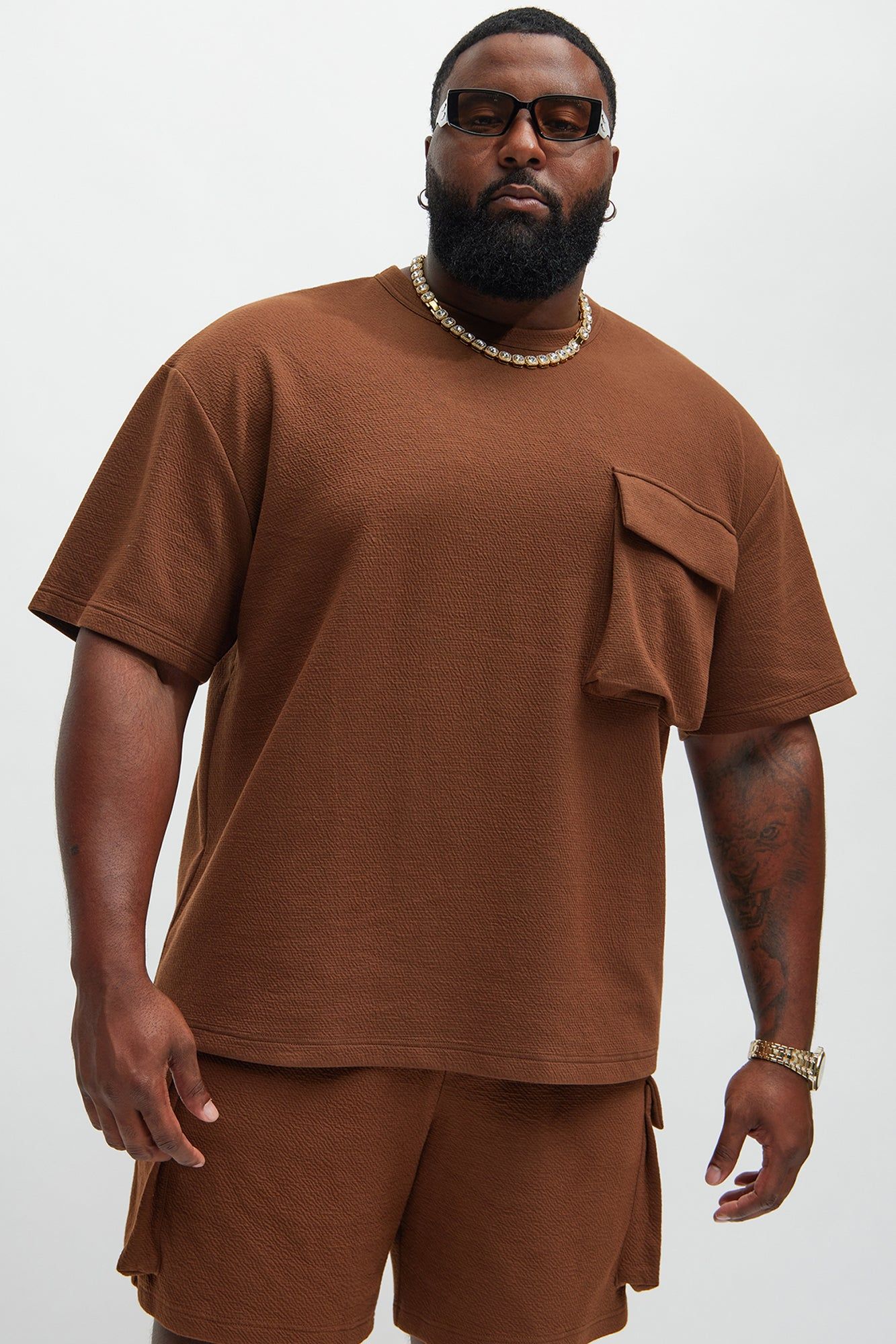 Lewis Tee Shirt - Brown sold by Fashion Nova product image thumbnail 5