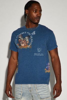 Fly Better Oversized Short Sleeve Tee - Navy sold by Fashion Nova