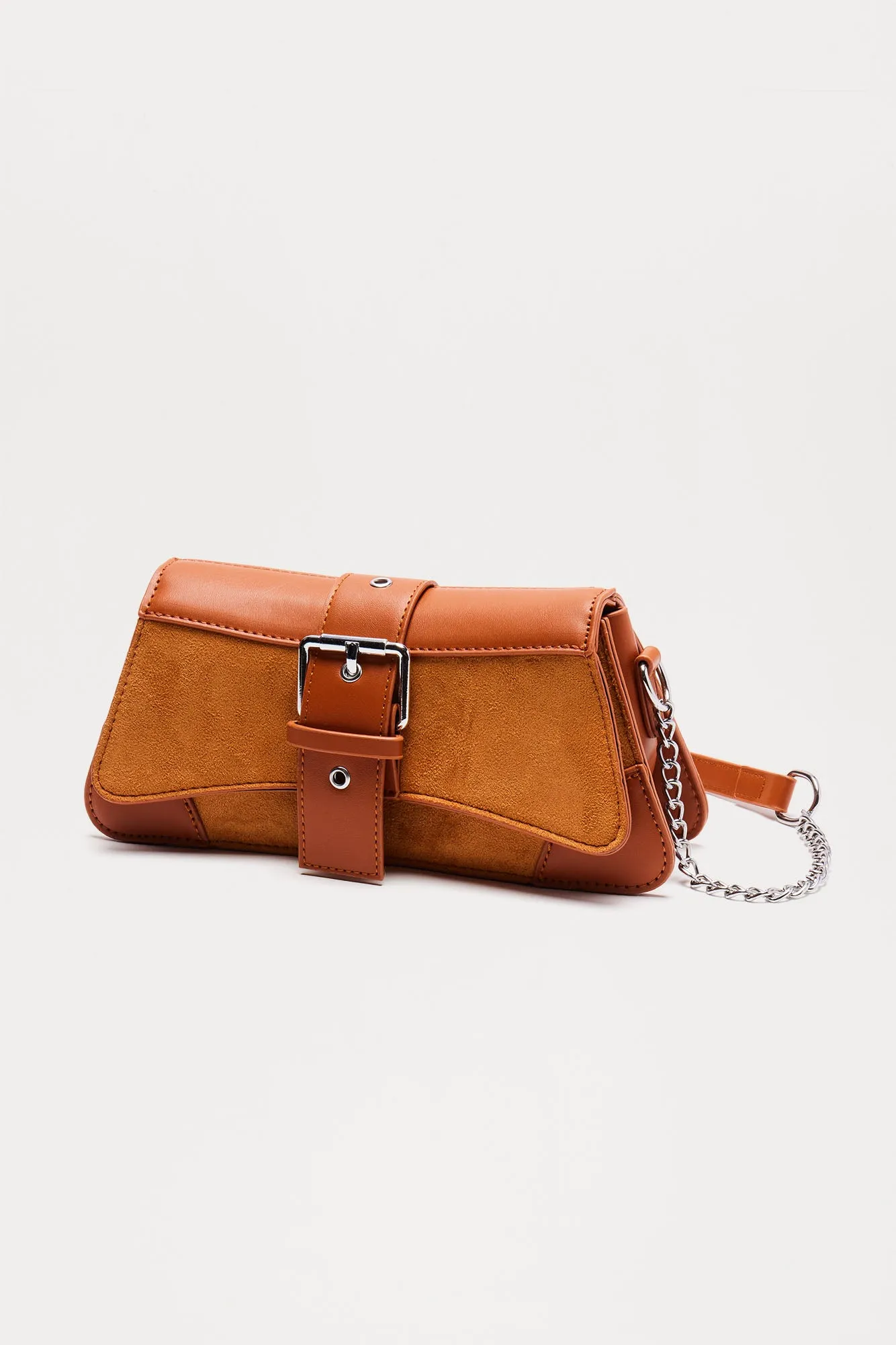 Fall In The City Handbag - Brown/combo sold by Fashion Nova product image thumbnail 4