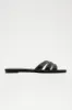 Keep Me Grounded Sandals - Black sold by Fashion Nova