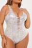 Beachy Vibes One Piece Swimsuit - White sold by Fashion Nova