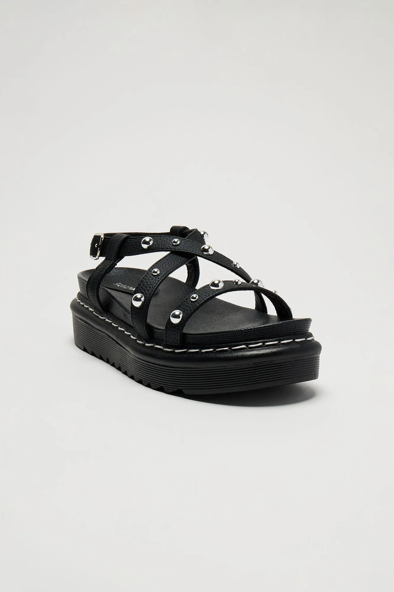 Remind Me Later Studded Sandals - Black sold by Fashion Nova product image thumbnail 2