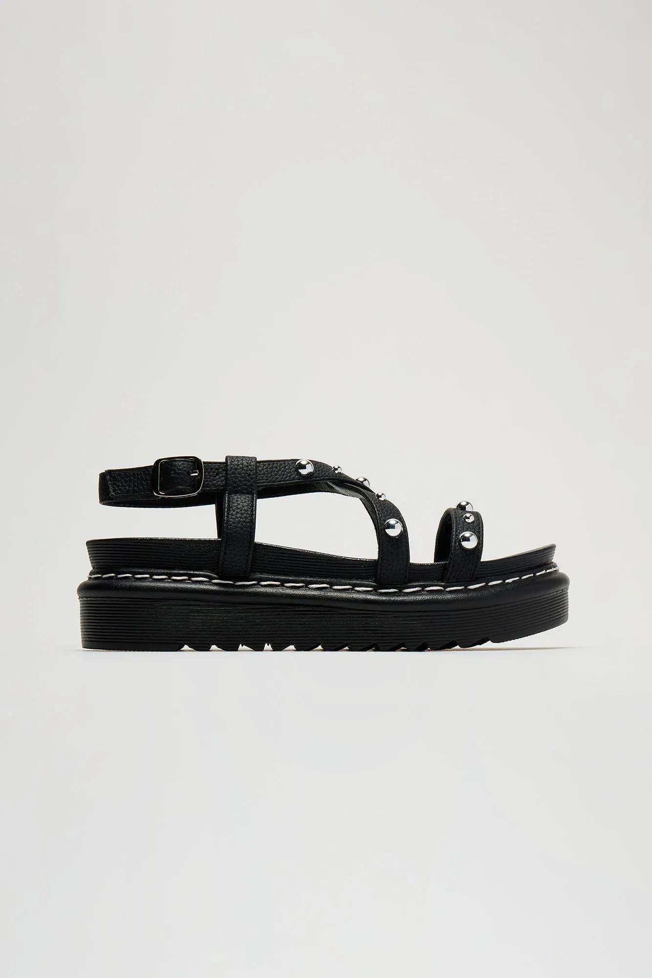 Remind Me Later Studded Sandals - Black sold by Fashion Nova product image thumbnail 4