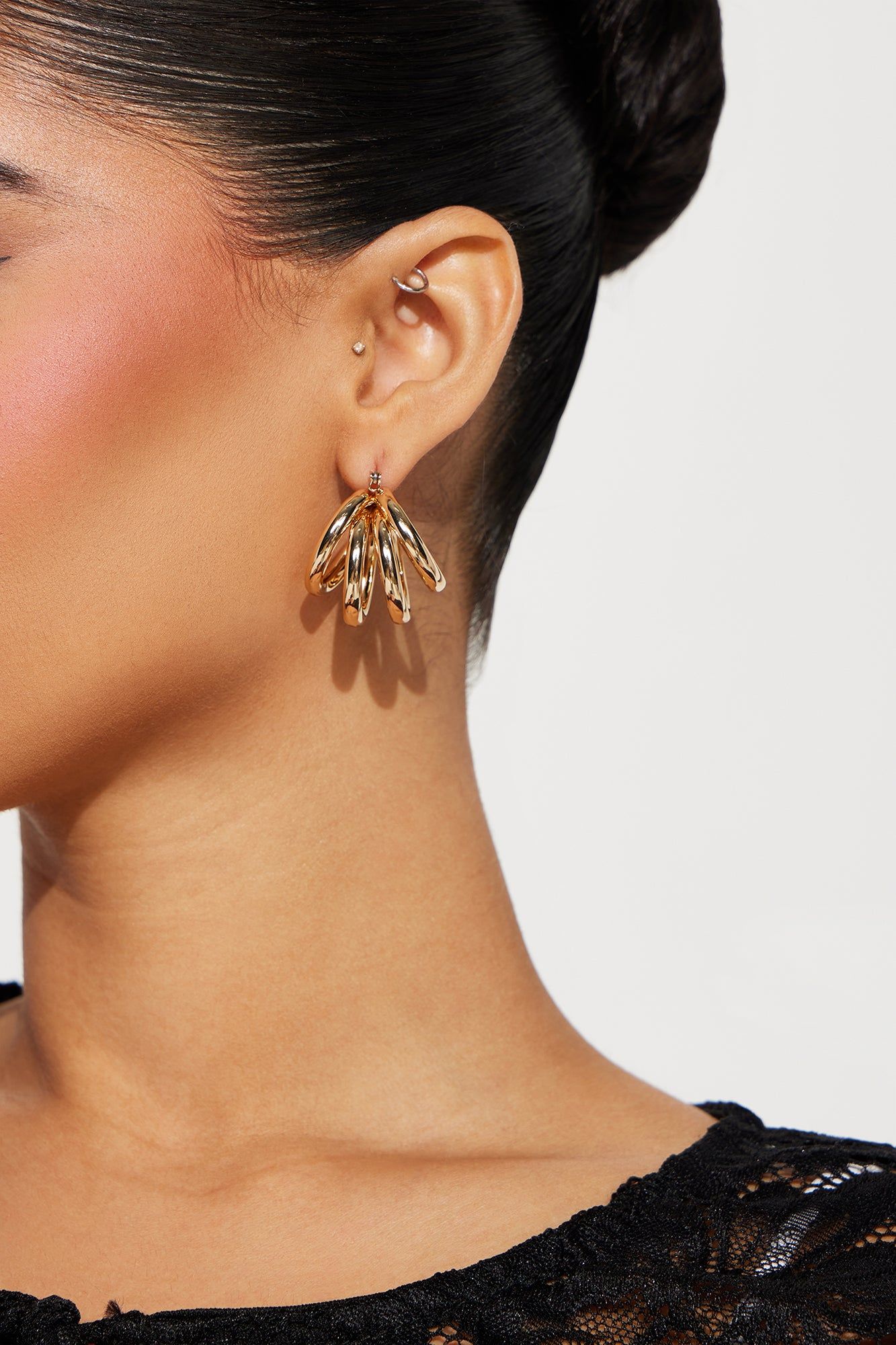 Night On The Town Earrings - Gold sold by Fashion Nova