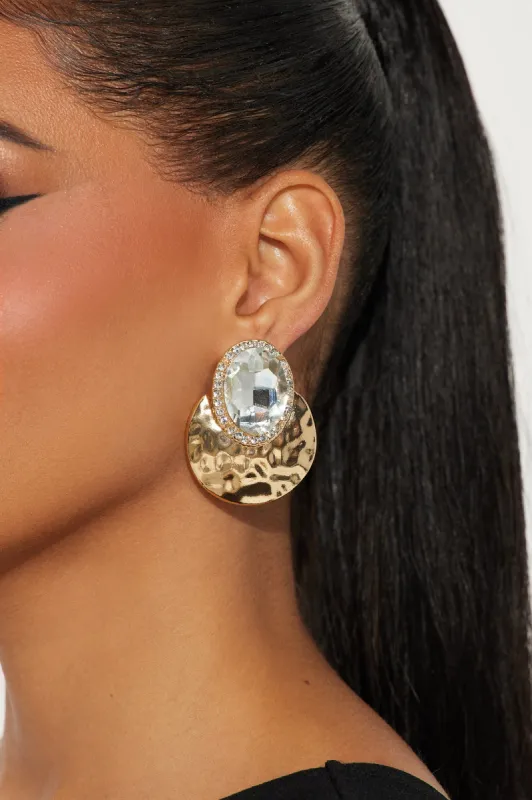 Rare And Precious Earrings - Gold sold by Fashion Nova