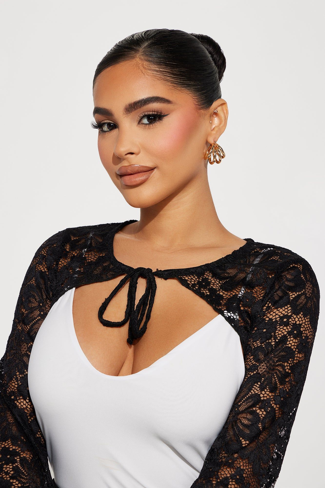 Night On The Town Earrings - Gold sold by Fashion Nova product image thumbnail 2