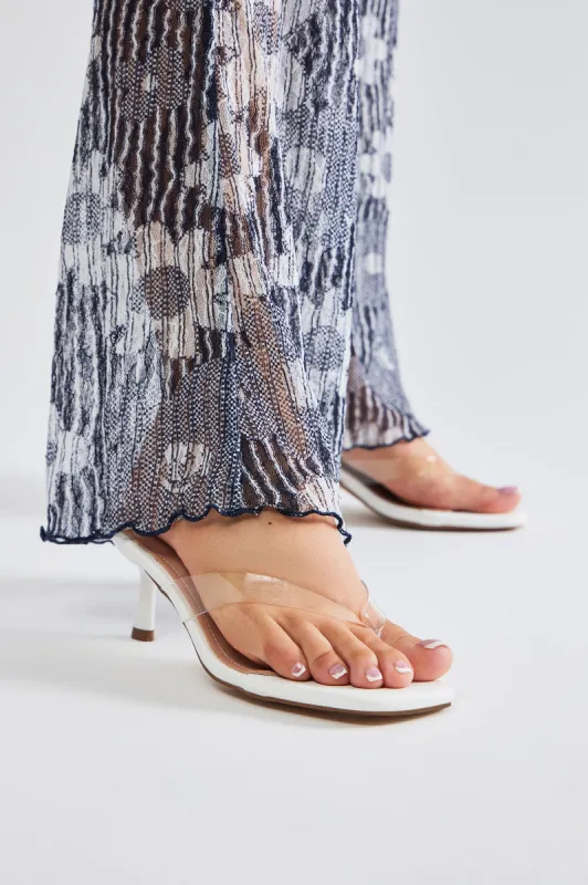 First And Last Kitten Heels - White sold by Fashion Nova