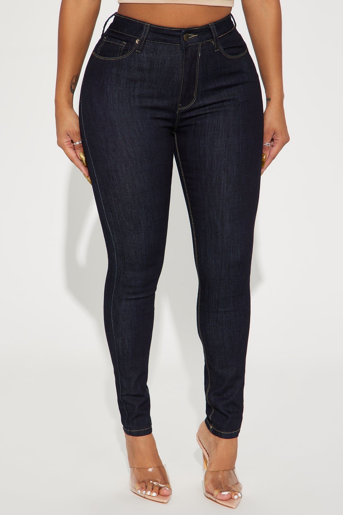Aria Sculpting Skinny Jeans - Dark Wash sold by Fashion Nova product image thumbnail 2