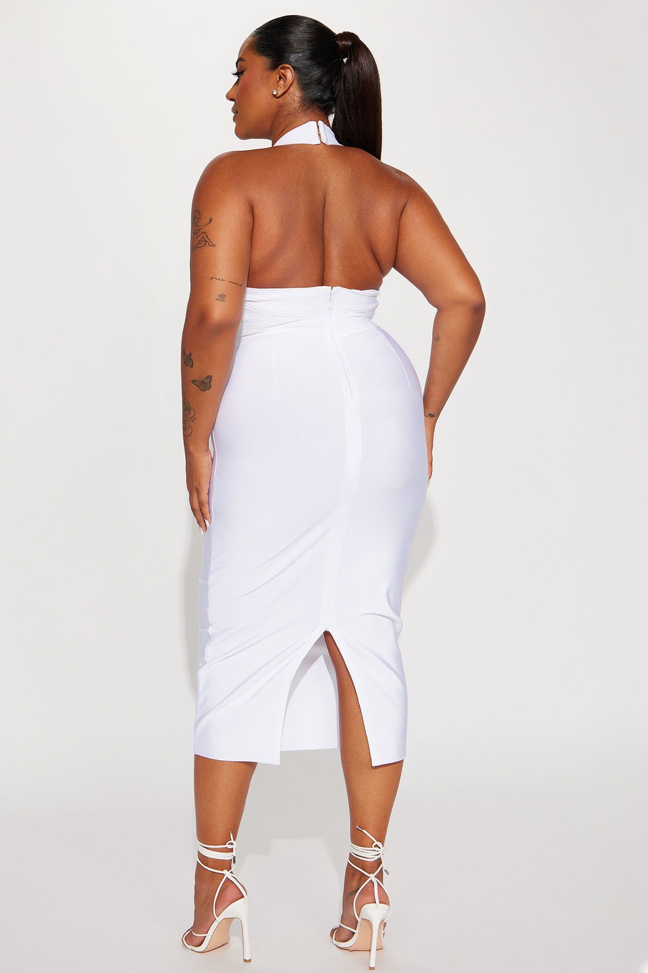 Tiffani Bandage Maxi Dress - White sold by Fashion Nova product image thumbnail 6