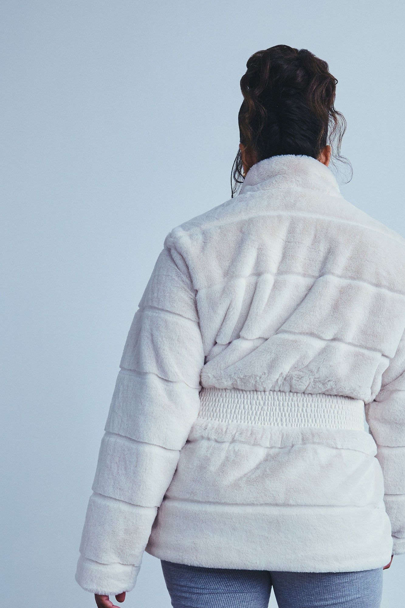 Stay Pressed Faux Fur Jack - Ivory sold by Fashion Nova product image thumbnail 3