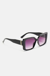I'll Check My Schedule Sunglasses - Black sold by Fashion Nova