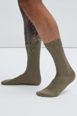 Essential Dress Socks - Taupe sold by Fashion Nova