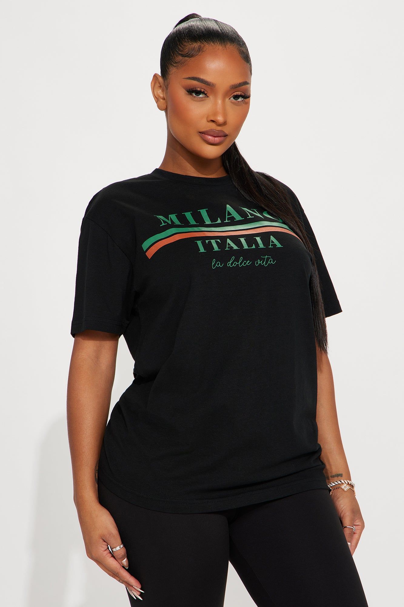 Milano Italy Legging Set - Black sold by Fashion Nova product image thumbnail 2