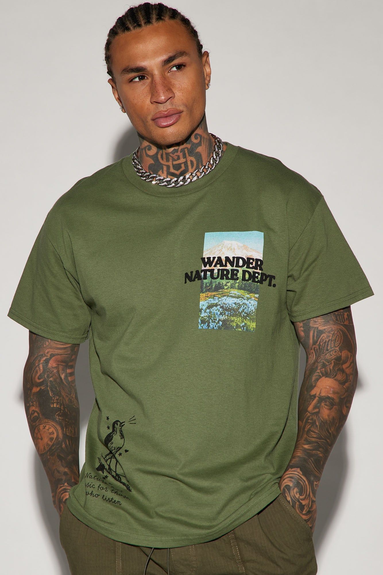 Wander Nature Dept. Short Sleeve Tee - Sage sold by Fashion Nova product image thumbnail 4
