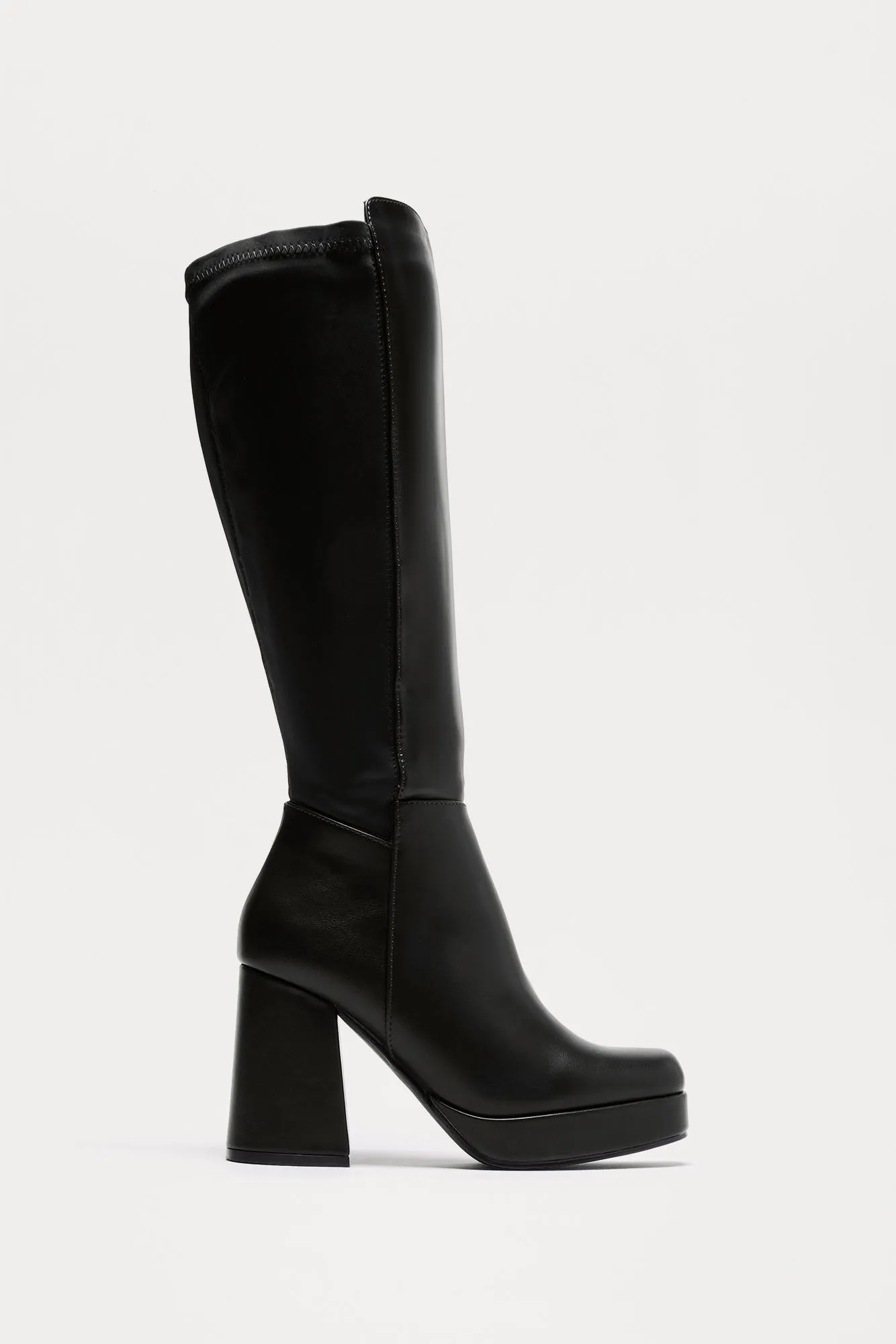 Vic Knee High Boots - Black sold by Fashion Nova