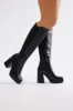 Vic Knee High Boots - Black sold by Fashion Nova
