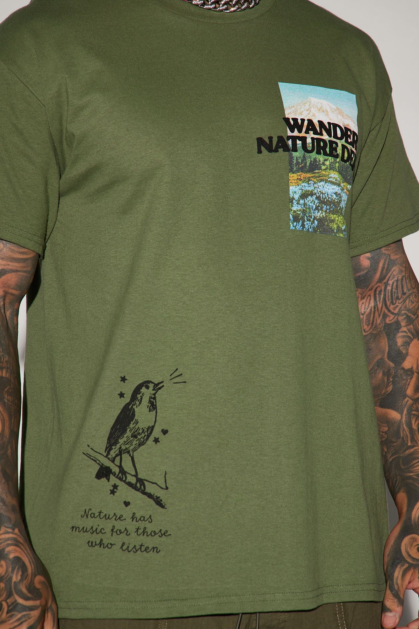 Wander Nature Dept. Short Sleeve Tee - Sage sold by Fashion Nova product image thumbnail 3