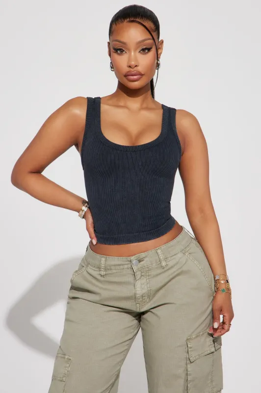 Tatianna Tank Top - Black Wash sold by Fashion Nova