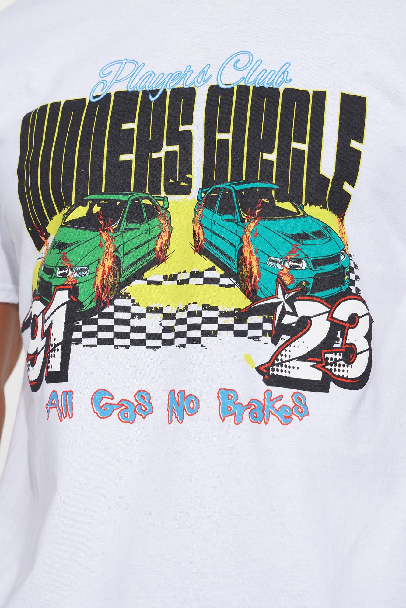 Players Circle Short Sleeve Tee - White sold by Fashion Nova product image thumbnail 4