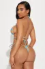 Corina 3 Piece Bikini Set - Blue/combo sold by Fashion Nova