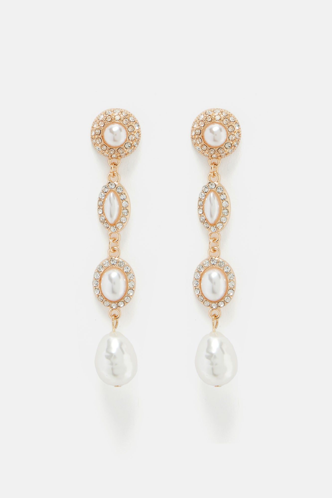 Glam For The Night Drop Earrings - Gold sold by Fashion Nova product image thumbnail 3