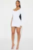 Brandi Snatched Mini Dress - White sold by Fashion Nova