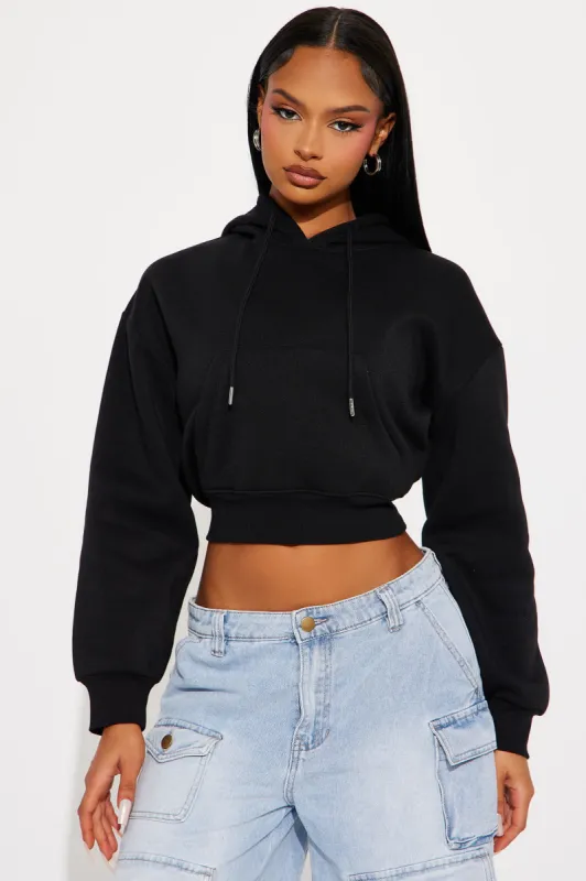 Candice Lounge Hoodie - Black sold by Fashion Nova
