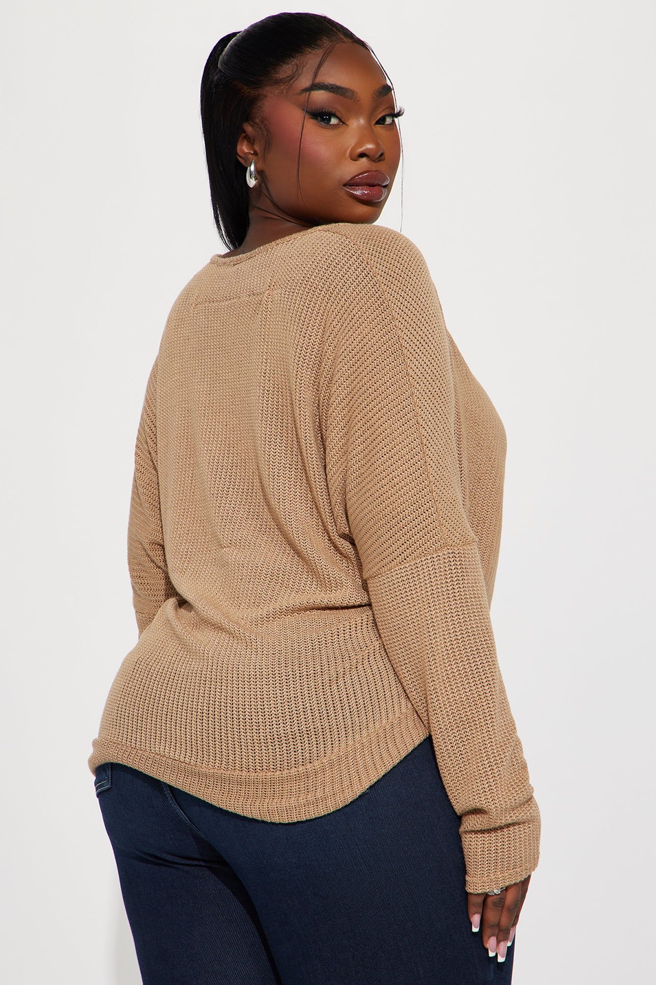 Elianna Wrap Top - Taupe sold by Fashion Nova product image thumbnail 6
