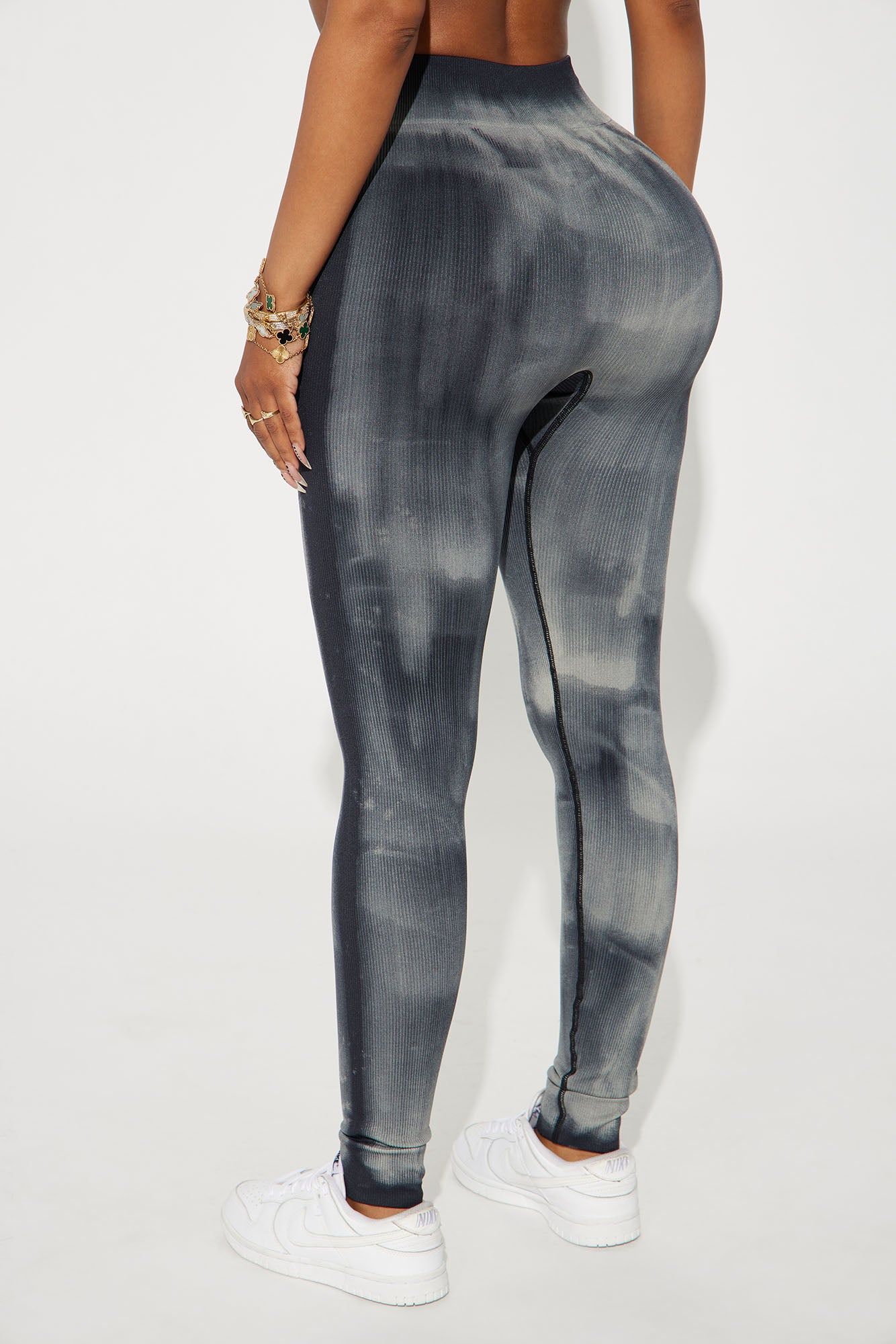 Fierce Work Seamless Active Leggings - Charcoal/combo sold by Fashion Nova product image thumbnail 3