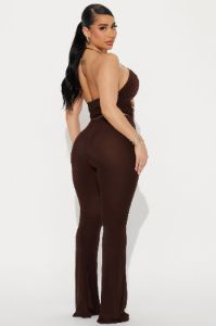 Sassy Mood Pant Set - Brown sold by Fashion Nova