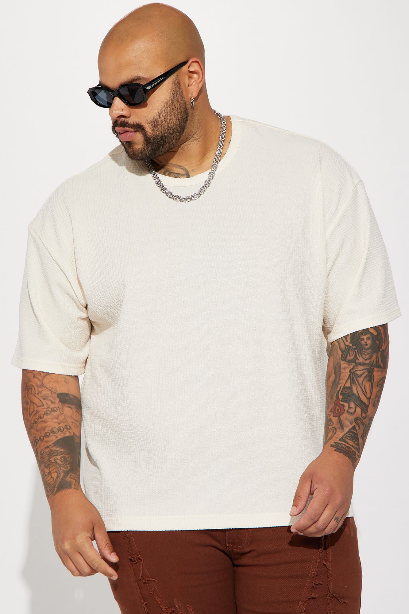 The Forest Drive Short Sleeve Crew Tee - Cream sold by Fashion Nova product image thumbnail 2