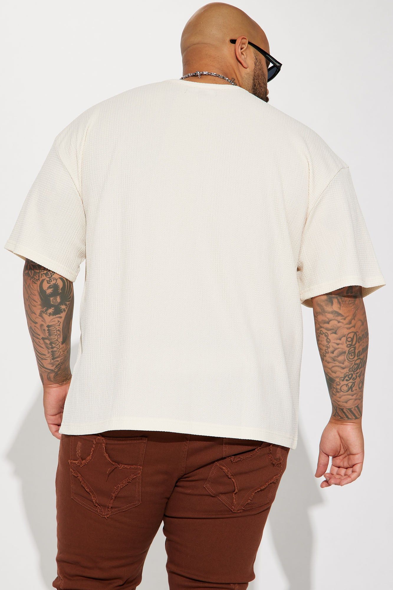 The Forest Drive Short Sleeve Crew Tee - Cream sold by Fashion Nova product image thumbnail 7